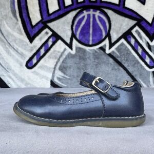 Size 9c - Footmates Allie Navy Blue Mary Jane Shoes 2846 Preschool‎ Girls